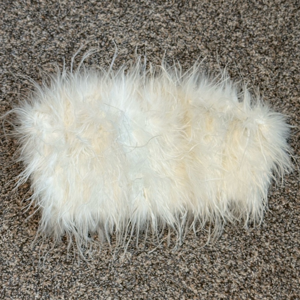 Club London White Feather Top